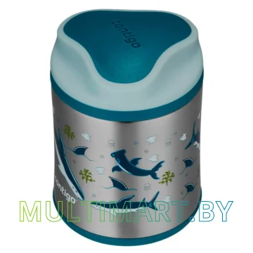 Термос Contigo Foodjar 0.3 л 2136765 (серебристый/рисунок)